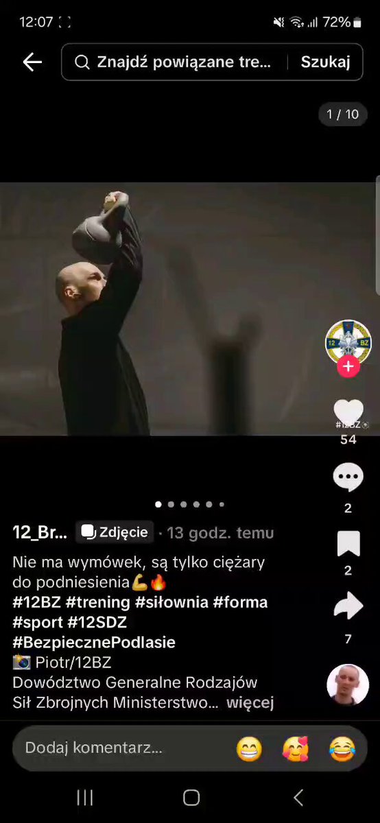12 Brygada Zmechanizowana TikTokiem uderza dzisiaj Honorowo w weekend i pokazuje ujęcia z treningu na granicy. Utwór wrzucony w tle to: Honor - Żołnierz Północy(bo ze Szczecina) To taki nadwyraz patriotyczny boysband z nutką neopoganizmu z lat 90./00., kmwtw.