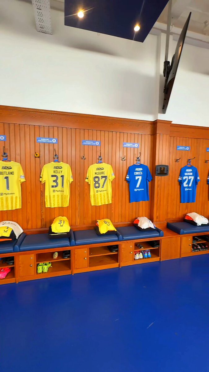 💙 Inside the Changing Room at Ibrox