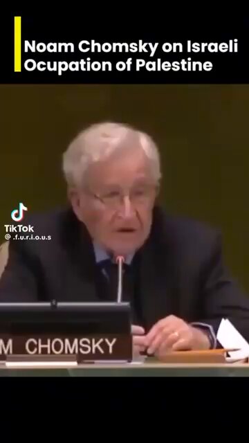 Noam Chomsky on Israel’s colonisation of Palestine🇵🇸: ‘This is the last phase of European colonisation…notice that the countries that are most strongly in support of Israel are the US, Australia &amp; Canada, offshoots of England…settler-colonial societies’