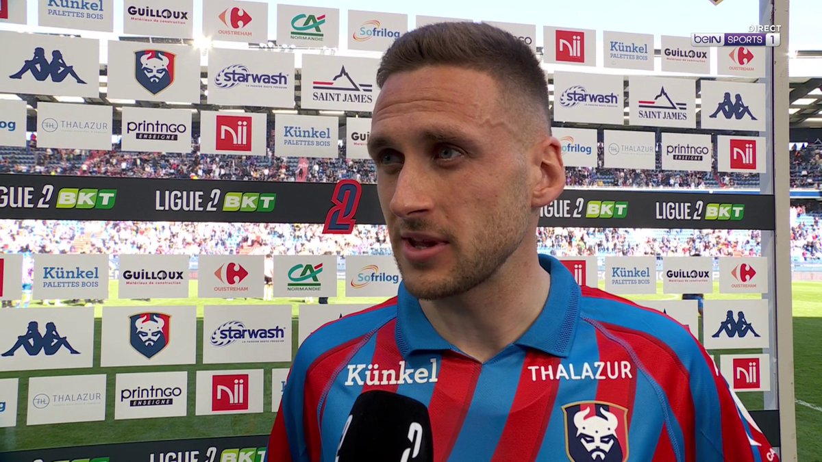 ⚽️ #Ligue2BKT 🎙️ Jules Gaudin : "C'est un public incroyable, personnellement, je n'ai jamais vu ça." #beINLIGUE2 #SMCFCM