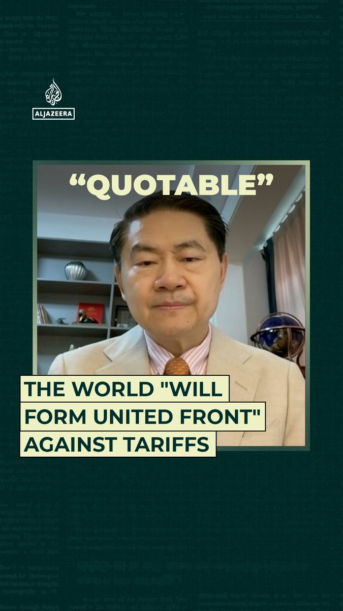 “The whole world will form a united front with this treaty tariff that [was] imposed by President Trump, which is totally unnecessary.” Policy expert Huiyao Wang says China will continue to trade with multiple partners to weather the tariff storm better than the US.