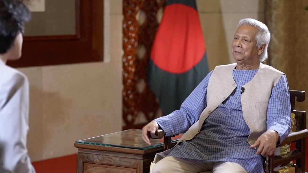 #LeadersTalk Bangladeshi official expresses keen interest in learning from China's AI development Chief Adviser of the Government of Bangladesh