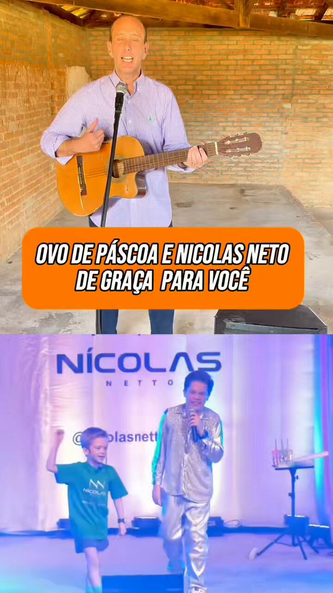 Ovo de Páscoa e Nicolas Neto de Graça para você