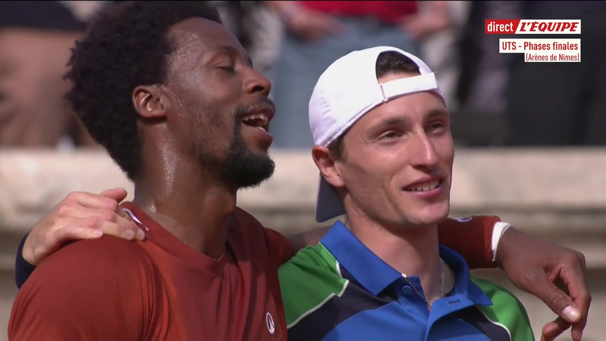 🇫🇷 La Marseillaise chantée par les spectateurs des arènes de Nîmes avec Gaël Monfils et Ugo Humbert ! #lequipeTENNIS