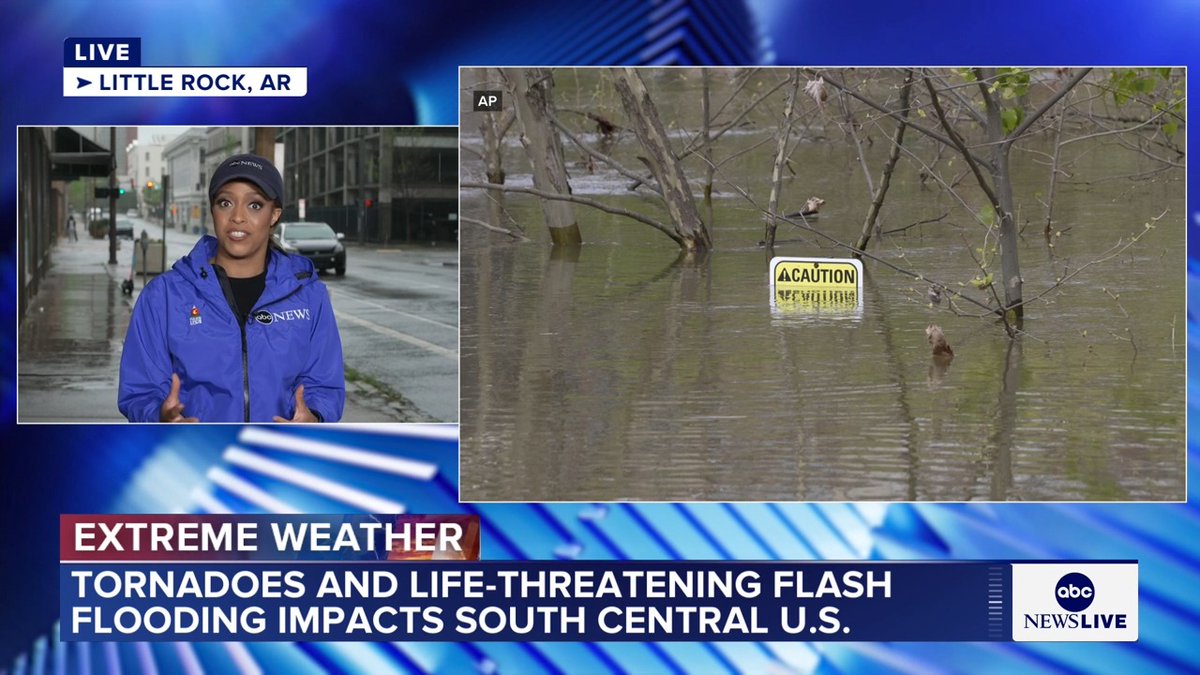 At least eight people were killed across four states, as devastating storms pound the middle of the U.S. with destructive tornadoes and life-threatening flooding.