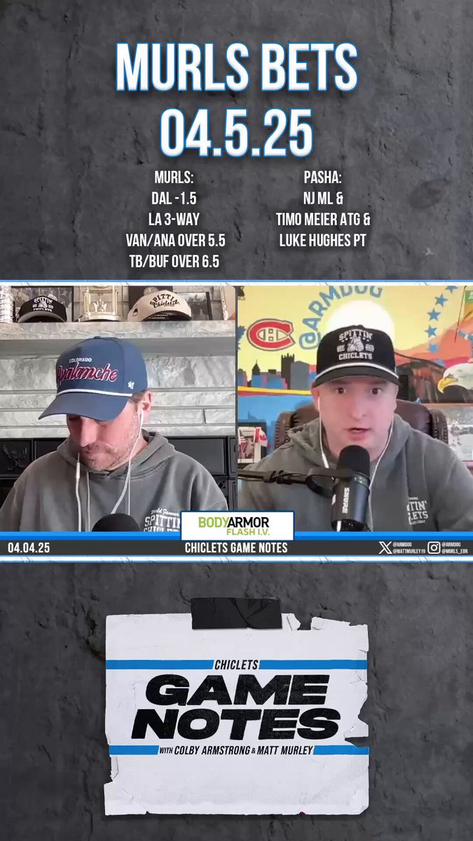. Murls was joined by the deranged Devils fan Pasha Eshghi for some Saturday picks