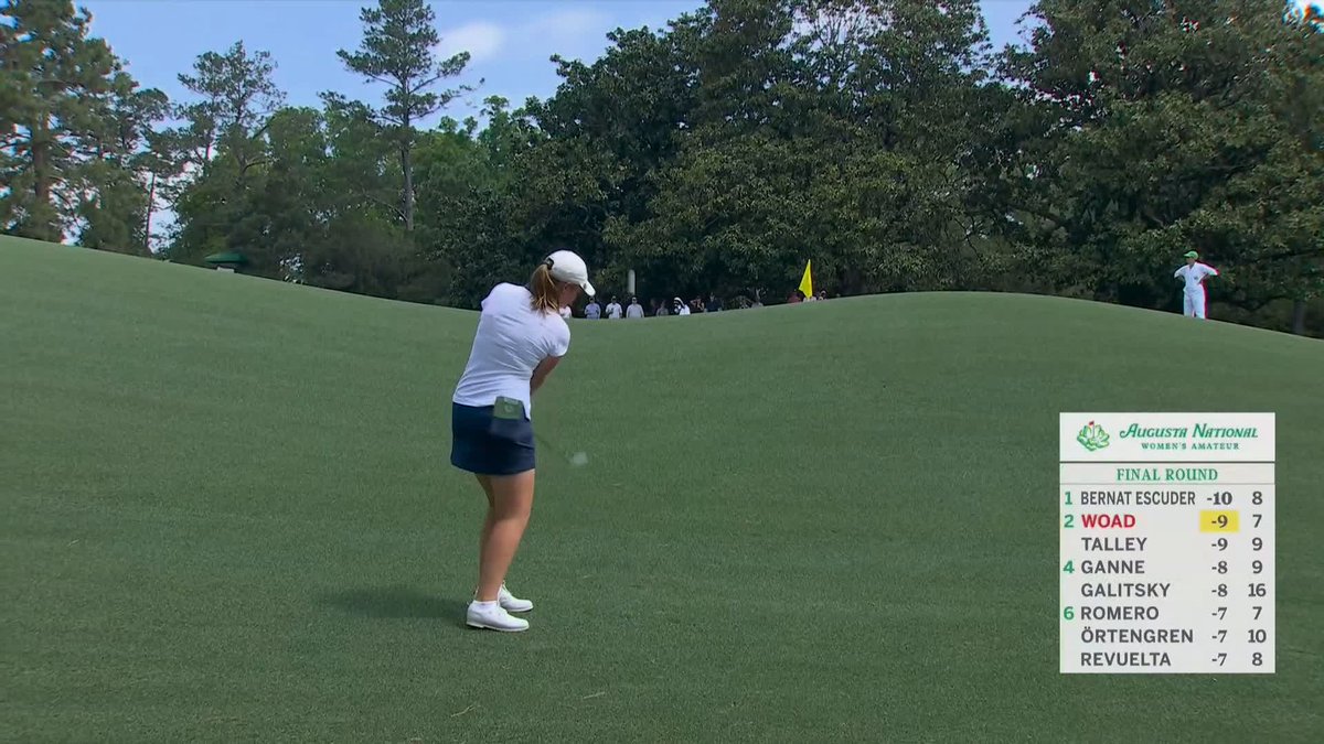 Solo leader at -11 💪 Carla Bernat Escuder makes back to back birdies on No. 8 and No. 9 to move to the top of the leader board. #ANWAgolf | K-State Women's Golf