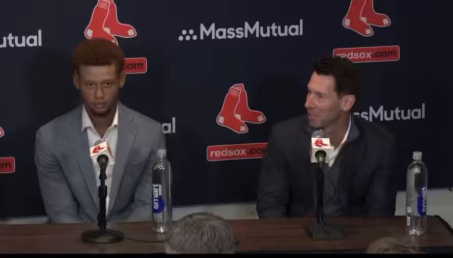 Craig Breslow to Kristian Campbell: “We look forward to spending the next decade together.” Perfection.