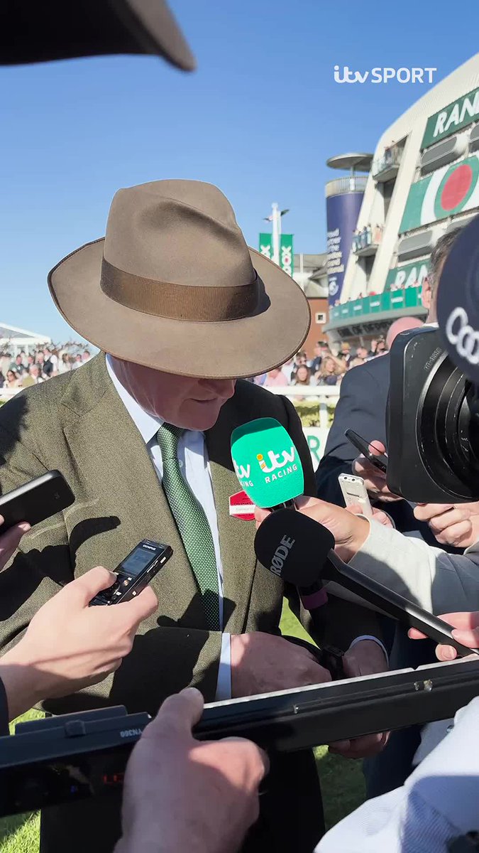 This one meant a lot 🥲 We've never seen Willie Mullins like this 🥹 #ITVRacing | #AintreeFestival | #GrandNational
