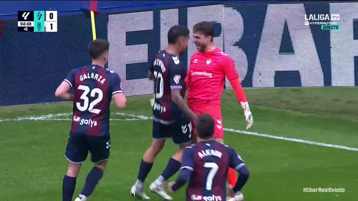 LOCURA MAGUNAGOITIA 😱 El portero de la SD Eibar vestido de héroe... CON UN GOLAZO EN EL ÚLTIMO MINUTO 🔥🔥🔥 #LALIGAHYPERMOTION