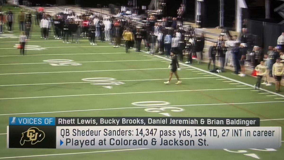 As a former NFL Scout, I find it VERY interesting that Shedeur Sanders “dirted” his final play of his Pro Day in the 2-Minute Drill instead of making the high pressure throw to the end-zone and risking missing it as his lasting impression. This is also why he took some of his sacks (and yardage losses for his team) instead of throwing the ball away at Colorado the past two seasons. I’ve never seen a quarterback more afraid of making a mistake. The fear of making a mistake is engrained in him (likely from an early age). It’s spray painted all over his game film and poetically, it’s exactly how his Pro Day ended with him bowing out instead of stepping into the moment. The fact he “shied away” from taking the shot in front of the league at the end is VERY telling to me. It’s the take away. Three other impressions of mine from his Pro Day: 1. Average overall looking “arm strength.” There was a “wobble” on a number of his throws and he put too much air under his deep passes. He could not drive the ball much at his indoor Pro Day at 5,430 feet altitude (Boulder Colorado). He “flashed” having “decent” arm strength on a few of his underneath throws but he clearly lacks “arm confidence” and the confidence in himself to drive the ball. 2. Average location placement overall. 3. Pats the ball pre-delivery which telegraphs to defensive backs when and where he’s throwing. There was nothing and I mean nothing special, elite or dominant looking at his Pro Day that was set up in absolute ideal conditions for him. He mostly made short throws and put too much air under his deep throws. I have an undraftable free agent grade on him. He’s a practice squad level talent with a Hall of Fame last name. My dream is to get a second chance in the NFL and on my resume, I am advising teams not to select him in rounds 1-7 in the 2025 NFL Draft. Video credit: NFL