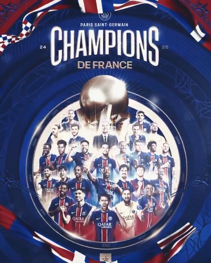 🏆 ¡CAMPEONES DE FRANCIA! ❤️💙