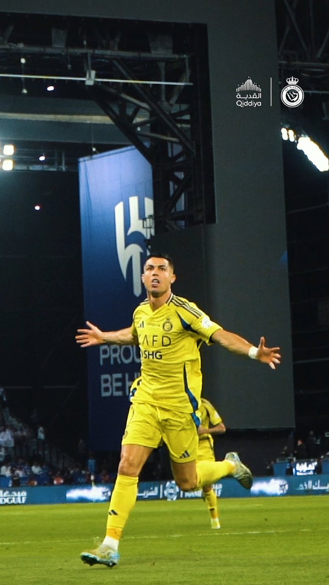 قائـد #النصر يُسجـل 🤩 و الملعب " كلّه " يحتفل 🗣️