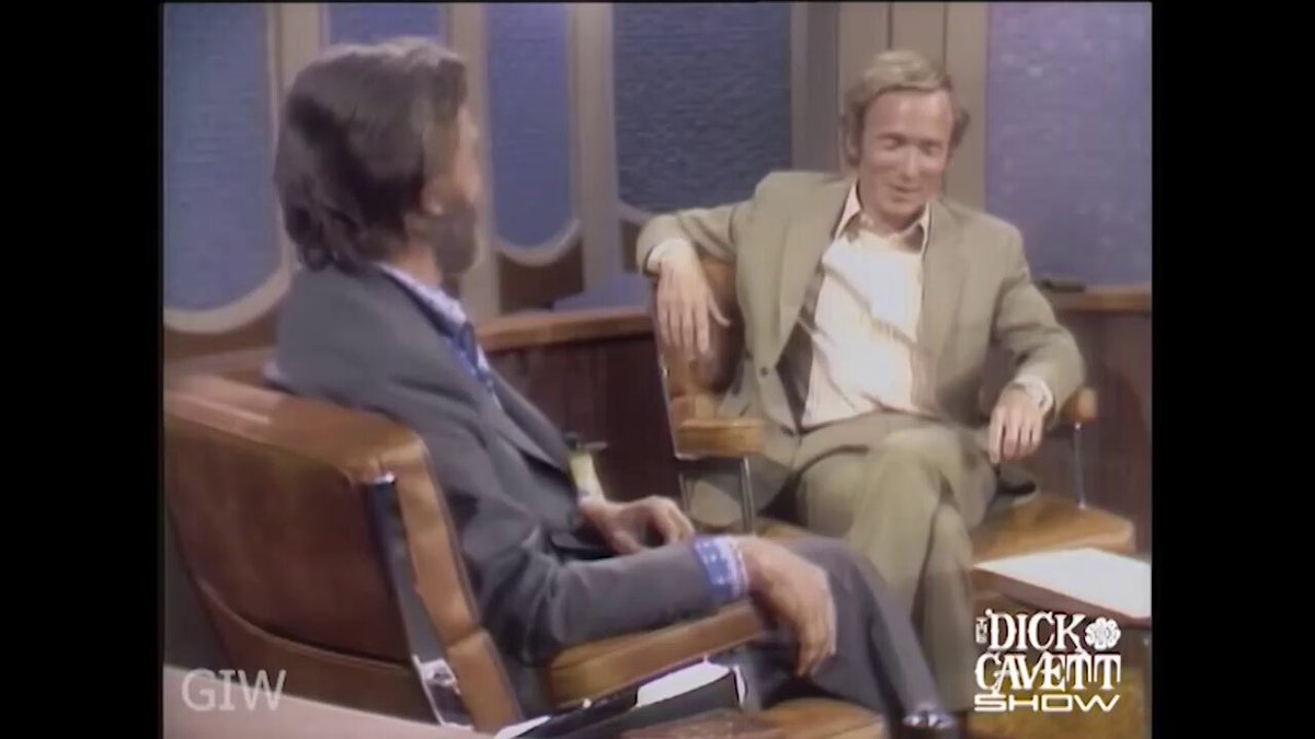 KIRK DOUGLAS talking about his relationship with John Wayne, "we have never seen eye to eye on a lot of things."