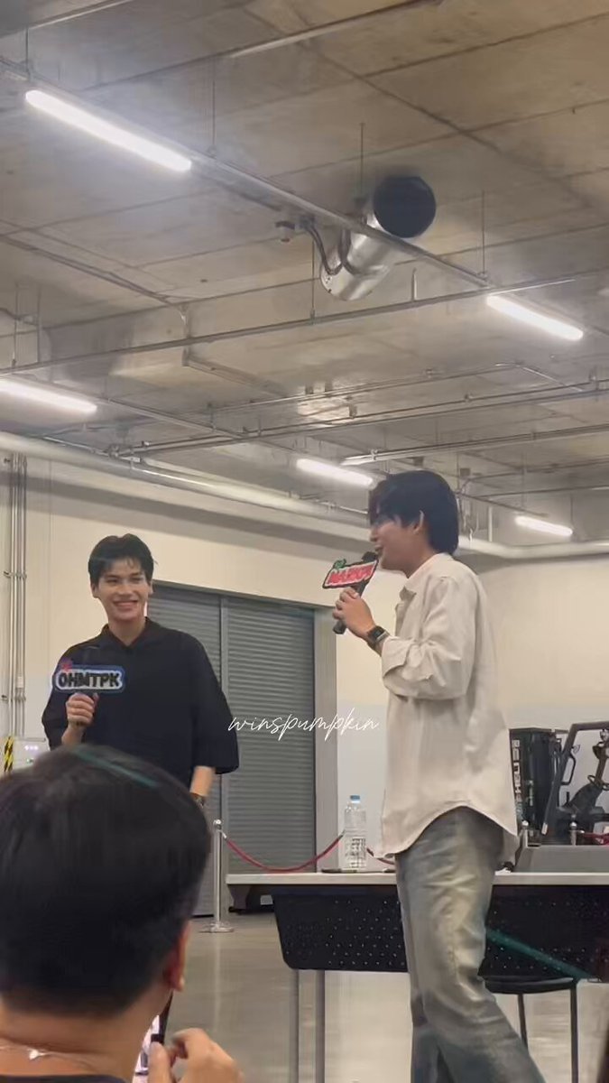 🤡 : I can't believe there are so many international fans. It's almost half of this venue are international fans. I feel like... I really need to learn the language, right? I mean, I can listen and understand a little bit but it’s difficult for me to communicate. To be honest, I'm really thinking seriously about this. I want to study more and want to be able to talk to everyone more. It’s feels like the words are alr in my head, things i want to talk about but idk what should i say? Something like that ☃️ : So is there anything you want to tell everyone? i will translate it. 🤡 : Well, uhm. I want to tell everyone who came today, thank you very, very, very much. Really, really, very much. This is a big surprise for me cuz I don't think you'd believe me. I was sleeping in the van, wondering if someone will come to see us today. I'm sleepy, but I'm just afraid that no one will come to see us. I tried to peek a lil, if there just few of you, it think that’s ok ☃️ : i’m still very happy even if just a few of you want to see us here. I'm so glad to see everyone here today. Some came from far away, some of you should sat right on the plane, I saw that many of you made an effort to come to us. Even just a moment, only for thirty seconds. Some people come but didn’t get fansign, but you alr try to come to see us. That's good. I'm happy. It's also something new for me 🤡 : Don't be afraid, but when you talk about it like this, I don't know if the international fans will understand what I say. Can you please have only your fans raise their hands…. oh my (cuz there was so many of interfans) BF2025 X MARKOHM #BKKIBF2025xMarkOhm #มาร์คโอม #MarkOhm #mmarkpkk #ohmtpk