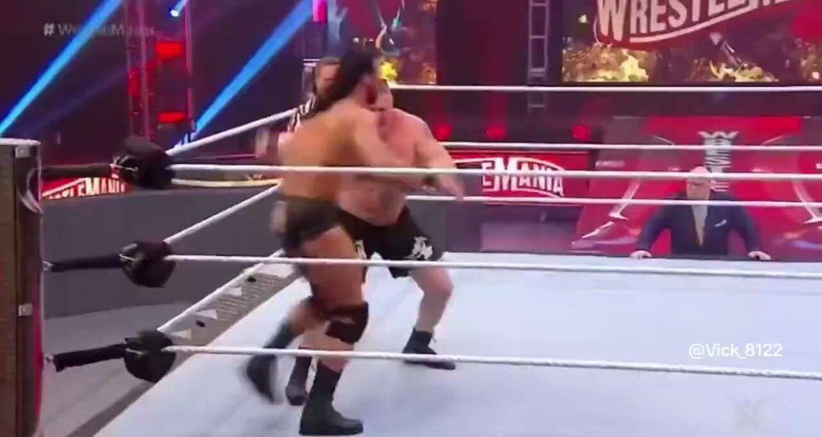 5 Years ago today, Drew McIntyre beats Brock Lesnar at the Main Event of Wrestlemania 36 to win his first ever World Title #WrestleMania