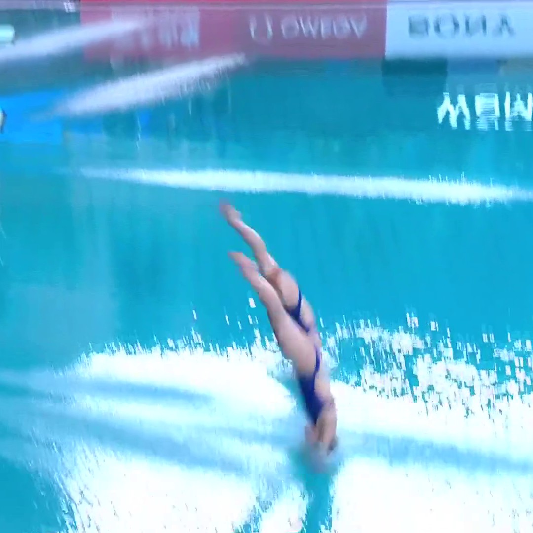 Chang Yani and Chen Yiwen dominated the Women’s 3m Synchro for gold at the World Aquatics Diving World Cup. 🇨🇳