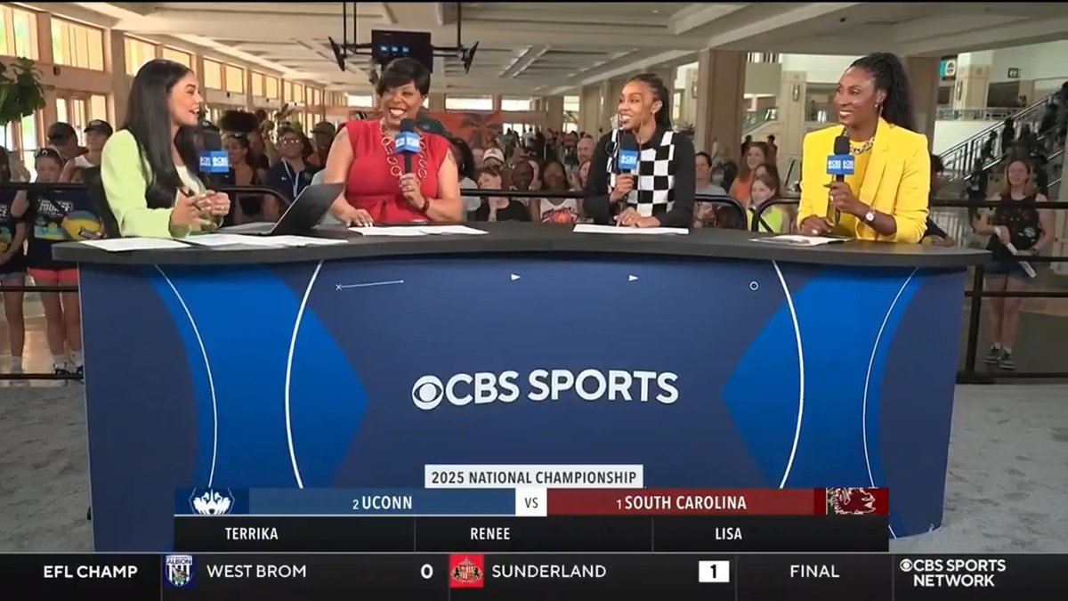 The crew gives their 2025 Women's National Championship predictions ⬇️ Terrika: South Carolina Renee: UConn Lisa: South Carolina