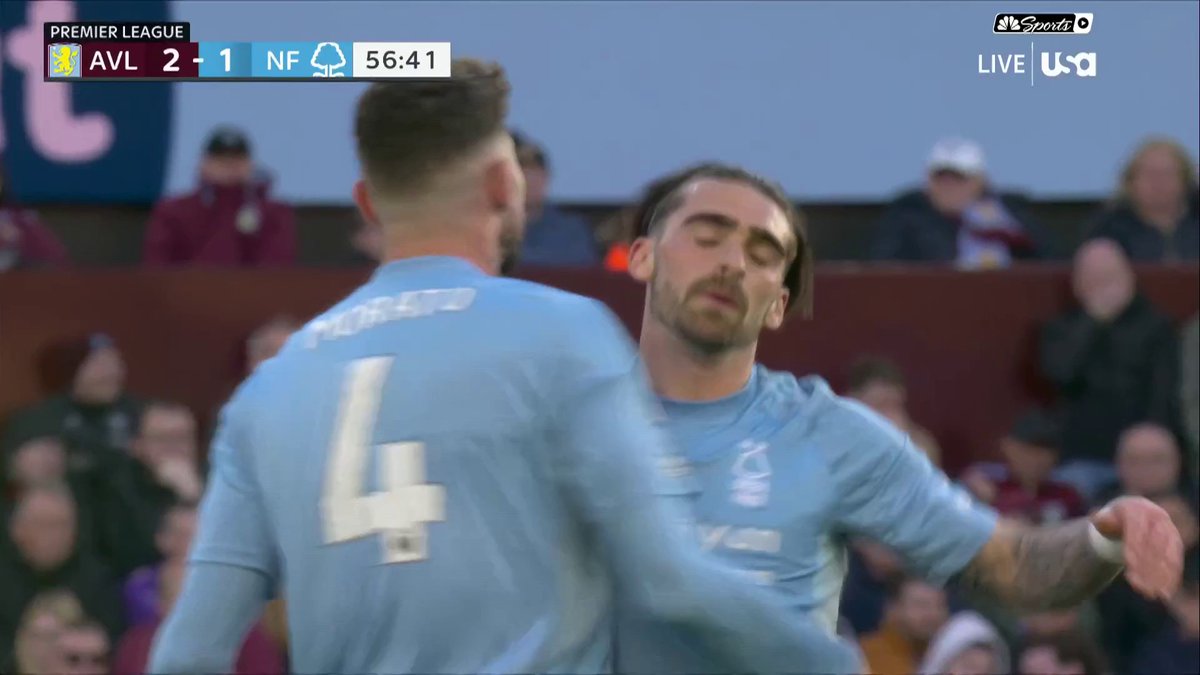 Jota Silva pulls one back for Nottingham Forest early in the second half. 👀 📺 USA Network | #AVLNFO