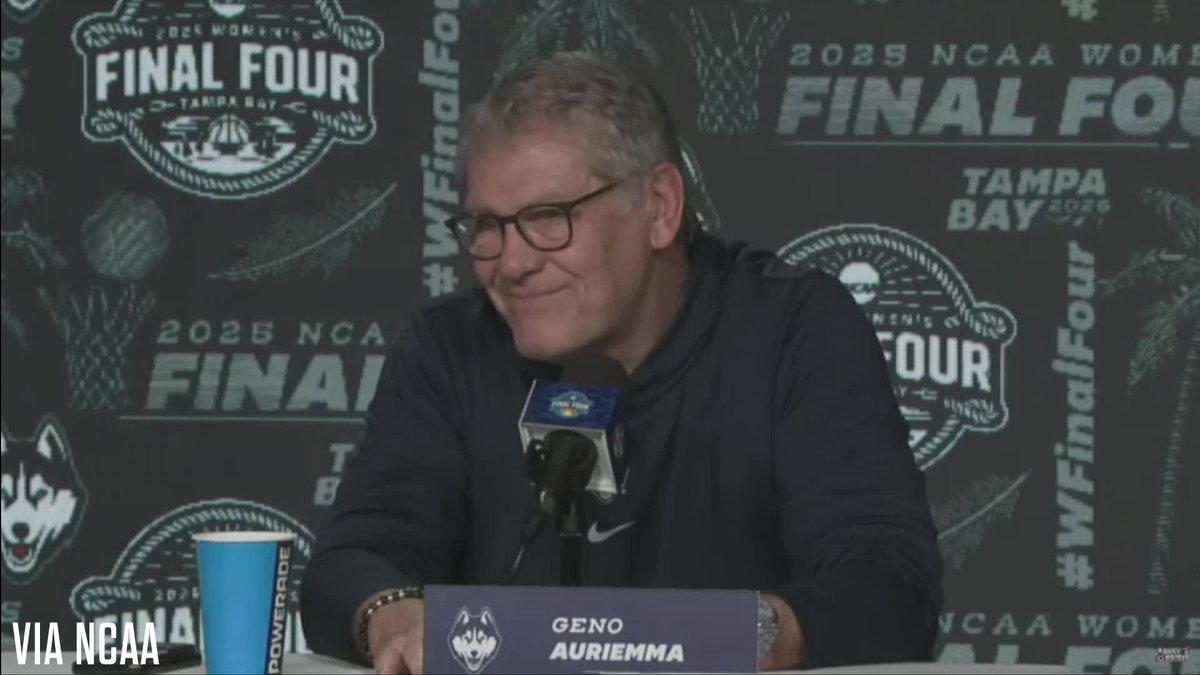 "She deserves to go out as a national champion, but so do a bunch of kids at South Carolina that have done the exact same thing. That's the beauty of it - only one of those is going to get to be able to do that." - Geno Auriemma on Paige Bueckers