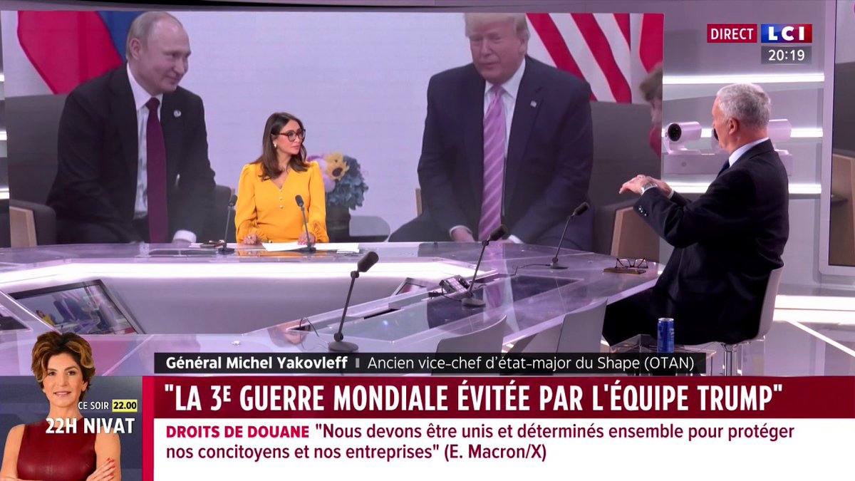 Guerre en Ukraine : "Tout repose sur Poutine depuis le début : c'est lui qui a commencé la guerre, c'est lui qui l'arrêtera – sauf s'il s'effondre d'ici là", estime le général Michel Yakovleff. ▶️ avec ✦ Margot Haddad ✦