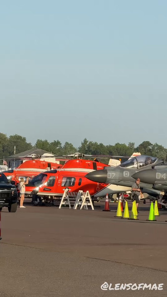 Gorgeous morning light on the static line today at Sun N Fun. Spotted the Thrasher, Harrier, F-35A, F-16, and A-10 out there. Your turn—what else do you see on the line?