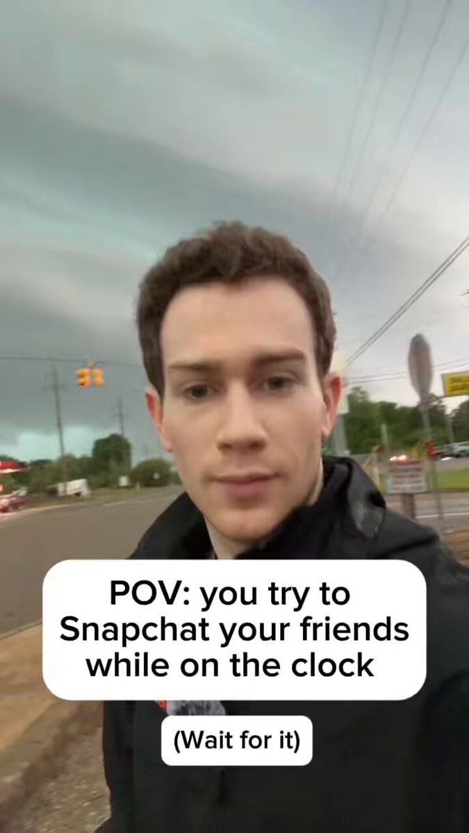 This is what I get for trying to Snapchat my friends during work.