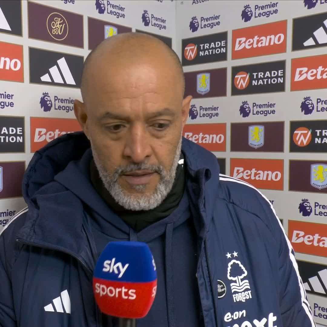 "This is the game" ⚽️ Nuno Espírito Santo shares his thoughts after Nottingham Forest's defeat to Aston Villa 💭