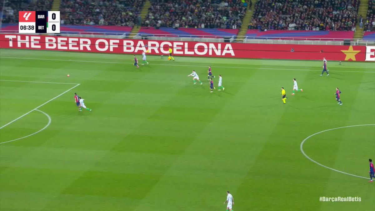 GAVI OPENS THE SCORING VS. HIS BOYHOOD CLUB REAL BETIS 🔥