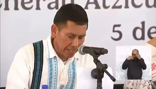 “Bienvenida sea Nana Claudia Sheinbaum Pardo a esta tierra que usted conoce bien. Bienvenida de nuevo a esta su casa que la ha adoptado como hija del pueblo” - Felipe Márquez Escamilla, Presidente de Bienes Comunales de Cherán Atzikurín, al recibir a la Presidenta Claudia Sheinbaum Pardo