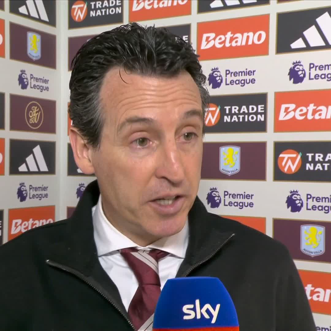 🗣️ "The second half I am not happy" Unai Emery says it's an important win for Aston Villa over Nottingham Forest 💪