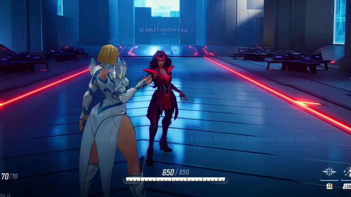 Emma Frost and scarlet witch interactions #MarvelRivals