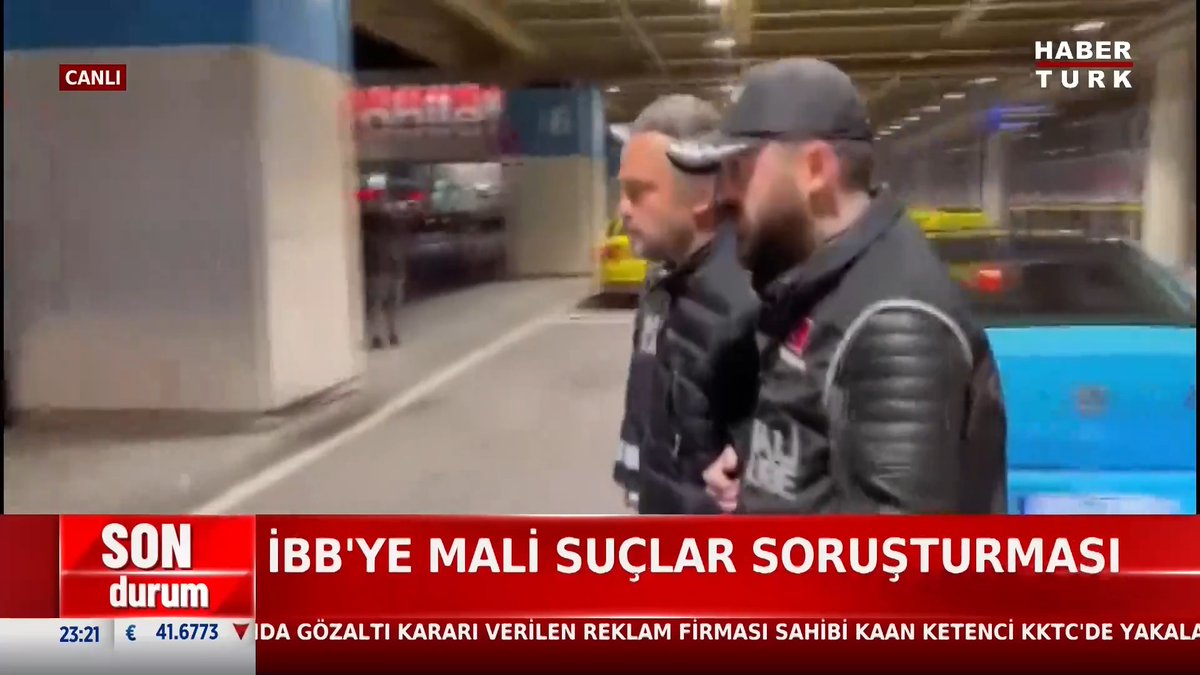 #SONDURUM - İBB'ye mali suçlar soruşturması İBB'ye açılan mali suçlar soruşturmasında hakkında gözaltı kararı verilen reklam firması sahibi Kaan Ketenci KKTC'de yakalandı.