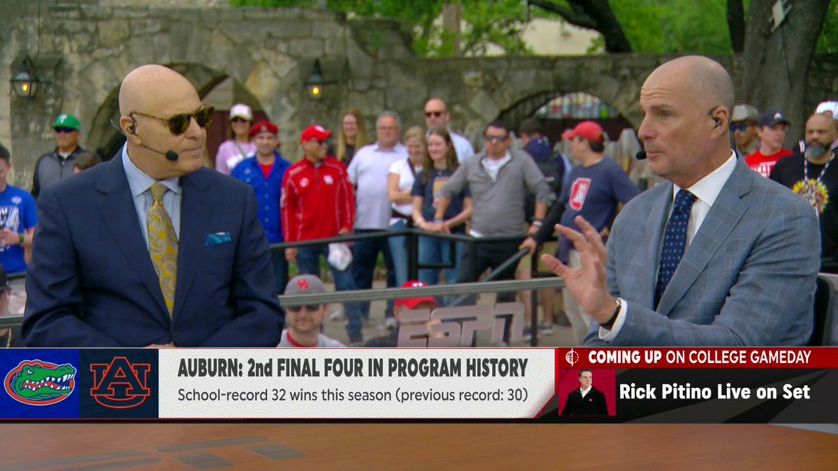 "Auburn was not a basketball destination. ... In a relatively short time, [Bruce Pearl] has made it into a basketball destination." 😤 Jay Bilas and Jay Williams on the Auburn Tigers and coach Bruce Pearl 👀