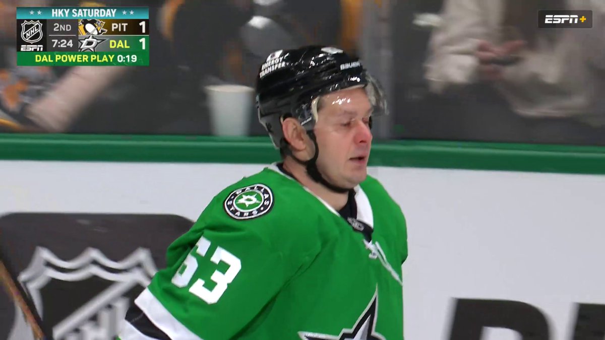 Dadonov does it AGAIN 😤 Second goal of the game and gives the Stars the lead ‼️ 📺 ABC/ESPN+