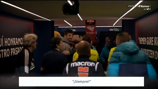 Gerard Piqué ya caló a Gil Manzano hace mucho.
