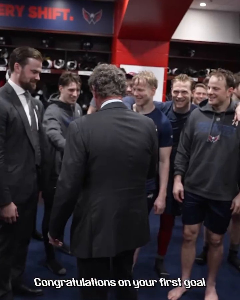 This week, Caps Rookie Ryan Leonard has: - Signed entry-level deal with Washington - Made his NHL debut - Saw Ovechkin tie Gretzky's record - Scored his first NHL goal - Congratulated by Gretzky after scoring his first NHL goal A week he will never forget 👏 (via Washington Capitals)