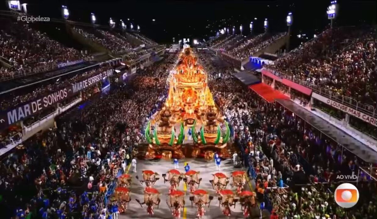 🏆 MELHOR ABRE-ALAS DO ANO 🥇01° Lugar: Beija-Flor [19,2% dos votos] “Xangô me guia”.