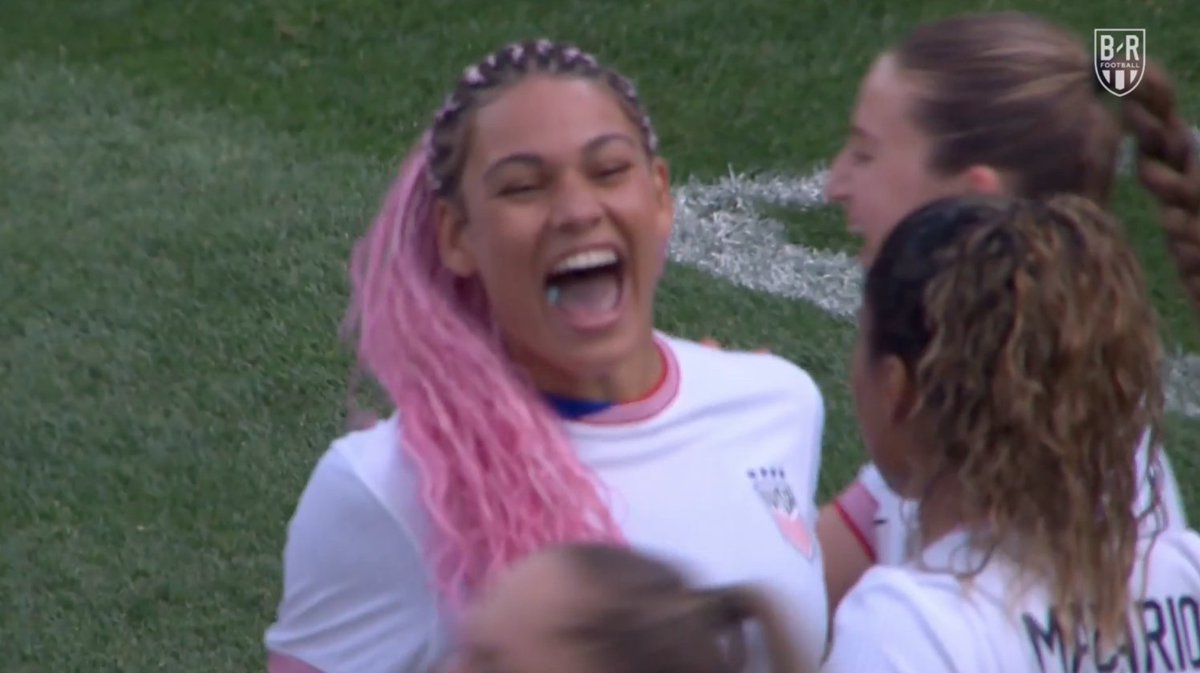 TRINITY RODMAN SCORES ON HER RETURN TO THE USWNT 💥 Catch the game on TNT and Max or watch the AltCast, hosted by Sam Mewis and Roger Bennett, on truTV &amp; Max 📺