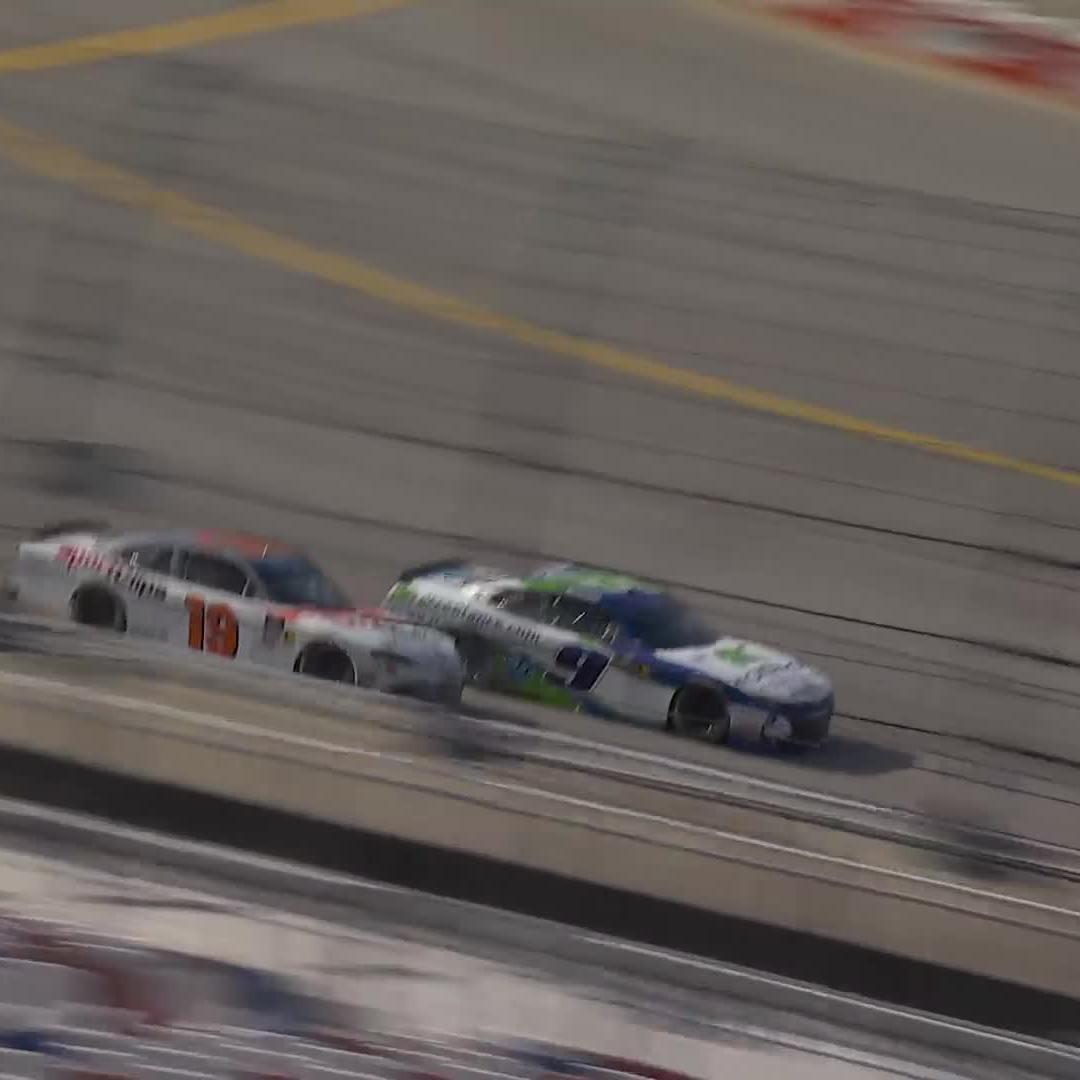 Contact between Ross Chastain and Christopher Bell!