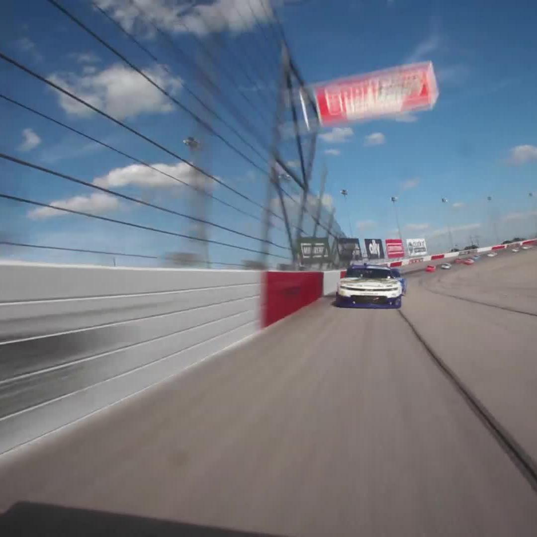 We'll have a sprint to the finish after this incident involving the Nos. 42 and 70.