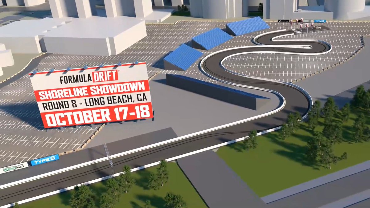 This isn’t the Long Beach you know. We’re flipping the script with an all-new layout for the SHORELINE SHOWDOWN. RD 8: Oct 17 – 18. #FormulaD #FormulaDRIFT #FDLB