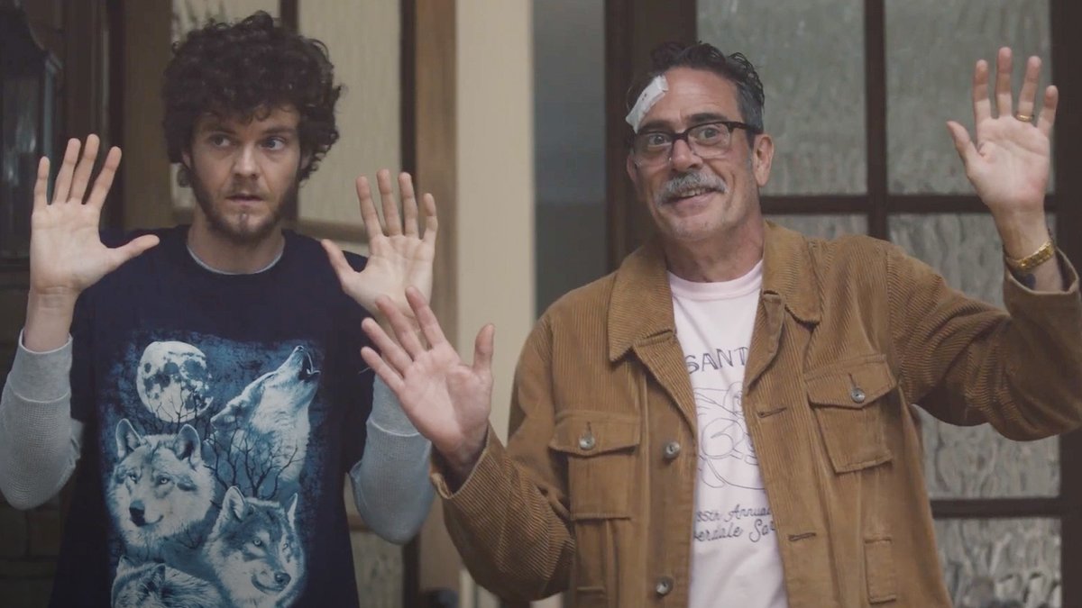 #TheBoys stars Jack Quaid and Jeffrey Dean Morgan reunite in the trailer for #NeighborhoodWatch. In theaters April 25.