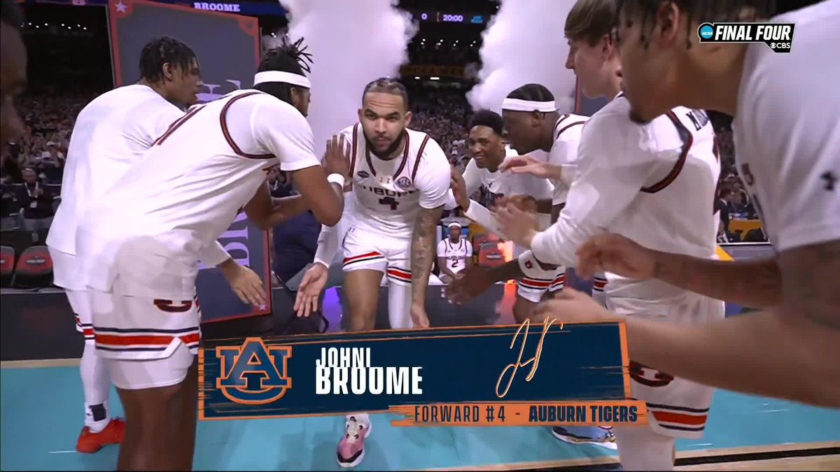 Now taking the court at the Final Four: Auburn Basketball.