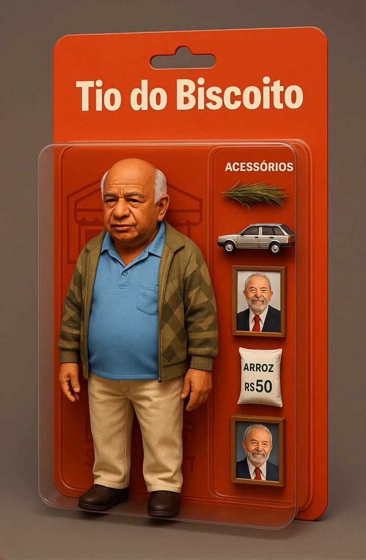 Tio do Biscoito matando a vontade da picanha vegana