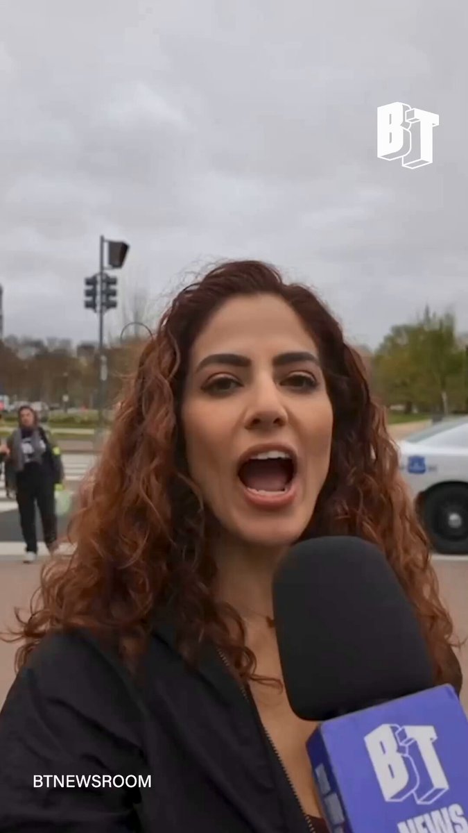 “There’s no difference between citizen, non-citizen, activist, non-activist. If the gov’t says you’re a problem, it’s very clear that ICE is now being empowered to just get rid of you.” Expelled Columbia student Grant speaks with @raniakhalek at the Gaza march in D.C.