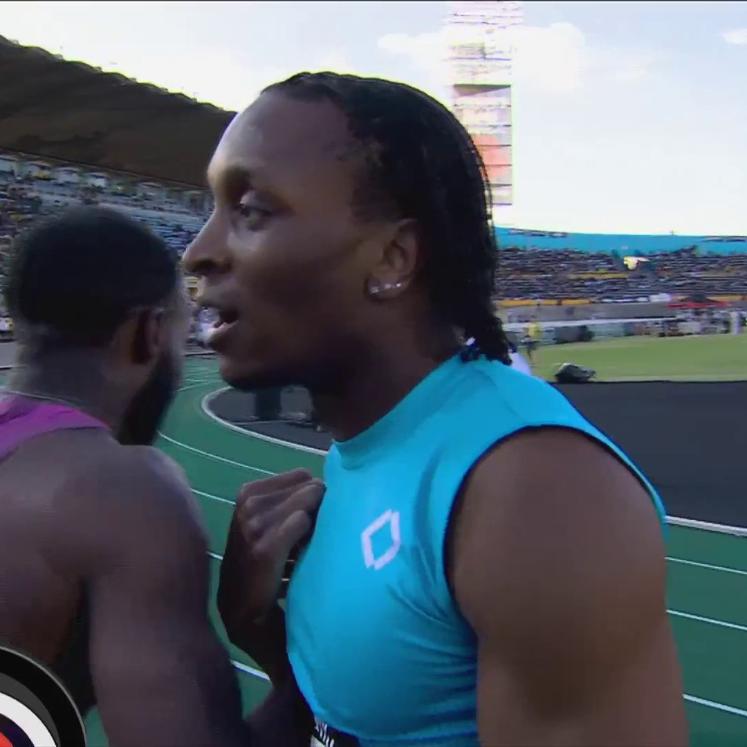 Dylan Beard continues his excellent form with a 110m hurdles win at Grand Slam Track. 💪 📺 Peacock