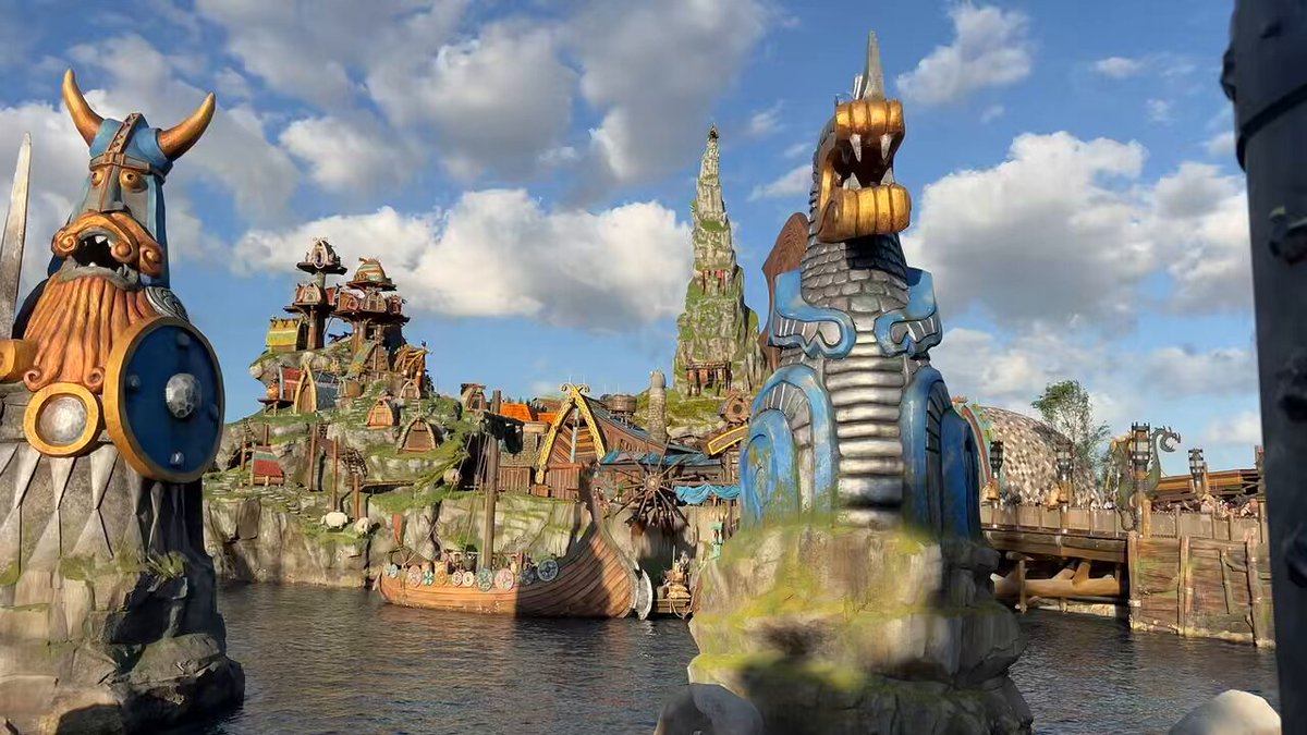 The music is king in How To Train Your Dragon - Isle of Berk at Epic Universe. 🔊