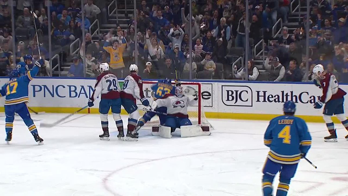 When coach says "go to the net," Jake Neighbours listens. #stlblues