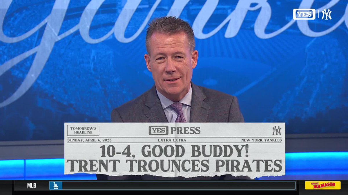 📣📣 For Saturday's edition of the YES Press, JackCurryYES draws inspiration from an old friend 📻 #YANKSonYES